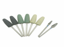 Foto van Schoonheid gezondheid 8pcs hp dental resin base acrylic polishing burs kit drill polisher rotary
