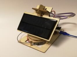 Foto van Woning en bouw smart solar automatic tracker equipment sun tracking system mobile phone charging