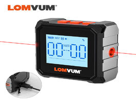 Foto van Gereedschap lomvum professional protractor digital inclinometer angle measure box laser level ruler 