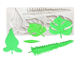 Foto van Huis inrichting tropical theme palm leaves silicone mold clay fondant diy sugarcraft cookies chocola