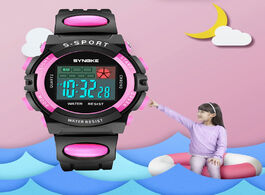 Foto van Horloge synoke children electronic digital sport watches stop watch for boys girls wristwatches wate