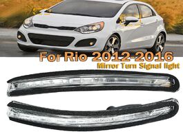 Foto van Auto motor accessoires 1 pair for kia rio 2012 2016 87624 1w000 car rearview mirror led turn signal 