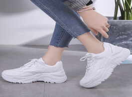 Foto van Schoenen size41 42luxury shoes women designers platform white sneakers wedges for ladies casual zapa