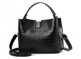 Foto van Tassen crocodile crossbody bucket bags for women pattern bag womens shoulder pu leather luxury