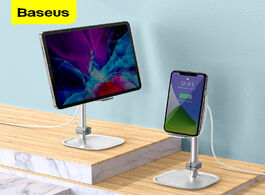 Foto van Telefoon accessoires baseus 15w wireless charger stand for iphone samsung xiaomi adjustable tablet d