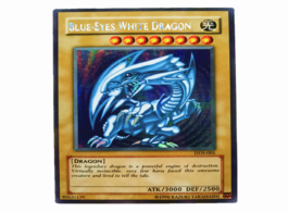 Foto van Speelgoed yu gi oh blue eyes white dragon english diy colorful toys hobbies hobby collectibles game 
