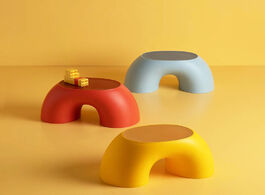 Foto van Meubels home indoor chair children stool footboard furniture s toy sofa rainbow