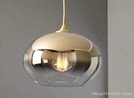 Foto van Lampen verlichting nordic living room dome glass lustre pendant lights post modern simple bedroom be