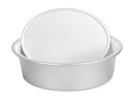 Foto van Huis inrichting 2 inch aluminium round cake baking pan mold non stick removable bottom bread pudding