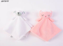 Foto van Baby peuter benodigdheden velvet appease towel cartoon animal doll soothing teether blanket newborn 