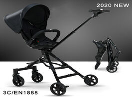 Foto van Baby peuter benodigdheden luxury stroller portable aluminum alloy frame foldable rider 3 wheels