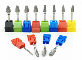 Foto van Schoonheid gezondheid 12 style choice tungsten carbide nail drill bits dental burs cutter file manic
