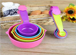 Foto van Huis inrichting 5 6pcs set kitchen baking tools plastic measuring spoon cup combination flour materi