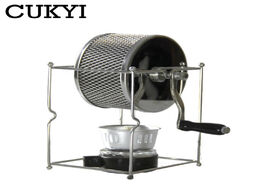 Foto van Huishoudelijke apparaten cukyi stainless steel handuse coffee bean roaster espresso with a burner ma