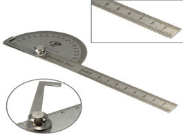 Foto van Gereedschap stainless steel machinist goniometer tool protractor angle finder arm measuring round he
