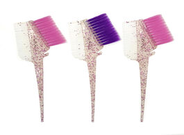 Foto van Schoonheid gezondheid 3pcs set glitter hair dying brushes double head hairdresser color tint perm hi