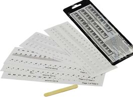 Foto van Sport en spel 54 61 88 key piano stickers transparent keyboard accessories sticker note stave electr