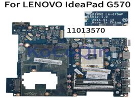 Foto van Computer kocoqin laptop motherboard for lenovo ideapad g570 hm65 pga989 hdmi mainboard piwg2 la 675a