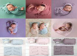 Foto van Baby peuter benodigdheden newborn photography props accessories hat wrap pillow 3pcs set infant phot