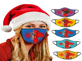 Foto van Beveiliging en bescherming led christmas adult mask light up reusable breathable cloth mouth caps wa
