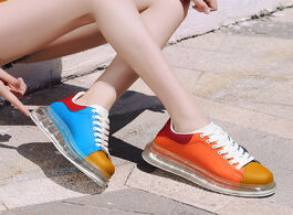 Foto van Schoenen yrrfuot women casual shoes air cushion korean female fashion sneakes outdoor platform sneak