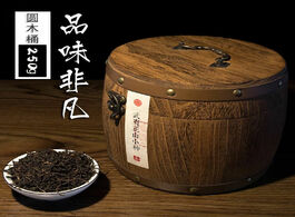 Foto van Meubels lapsang souchong black tea pure wood wooden barrel practical gift set leaves 250g