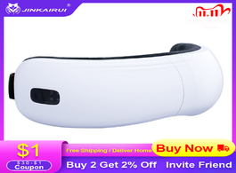 Foto van Schoonheid gezondheid jinkairui new electric smart massager eyes glasses rechargeable adjustable pre