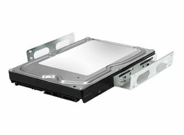 Foto van Computer internal hard drive mounting kit convert any 3.5 inch hdd ssd into one 5.25 bay with screws