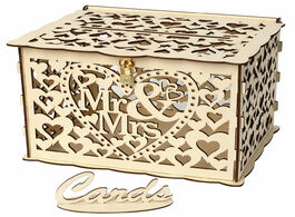 Foto van Huis inrichting wedding card boxes wooden box supplies diy couple deer bird flower pattern grid busi