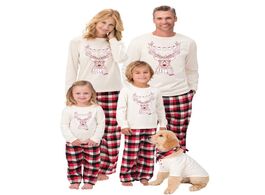 Foto van Baby peuter benodigdheden 2020 family christmas deer elk pajamas set matching clothes xmas adult kid