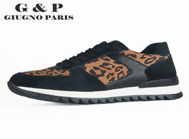 Foto van Schoenen leopard sneakers platform flats women fashion shoes casual outdoor comfortable new autumn w