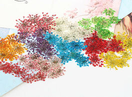 Foto van Sieraden lace snow bead flower dyeing dried embossing diy hand made glue to make mobile phone shell 