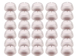 Foto van Meubels 30 pieces chair leg caps tips for round 12 16mm furniture feet protectors clear silicone flo