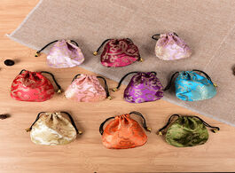 Foto van Tassen 10pcs chinese silk embroidery drawstring bags jewelry display mini coin purses women bag pack