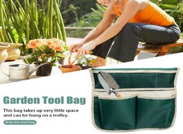 Foto van Meubels gardening stool seat side pocket garden tool bag foldable portable for kneeler