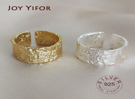 Foto van Sieraden matte surface ellipse 925 sterling silver rings for women resizable handmade bague femme ar