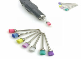 Foto van Schoonheid gezondheid 7pcs dental nail art drill bit cleaning brush colorful bowl polisher manicure 