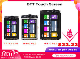 Foto van Computer bigtreetech tft43 v3.0 tft50 tft70 touch screen 12864 lcd 3d printer parts mks for skr v1.4