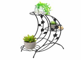 Foto van Meubels multi layer plant stand succulent shelf household wrought iron rack balcony simple indoor co