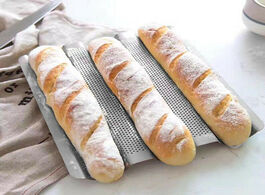 Foto van Huis inrichting kitchenware bread baking mold wave tray cake baguette 2 3 4 groove tools stick mould