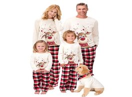 Foto van Baby peuter benodigdheden 2020 new christmas printed pajamas set merry clothes top pants xmas sleepw