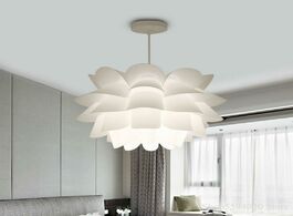 Foto van Lampen verlichting nordic lotus acrylic pendant lights art hanglamp suspension luminaire lamp living