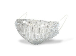 Foto van Sieraden new design bohemia bling small flower rhinestone tassel face mask cover jewelry for women l