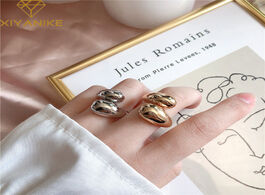 Foto van Sieraden xiyanike new fashion 925 sterling silver finger rings for women couples vintage creative tw