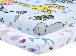 Foto van Baby peuter benodigdheden newborn fitted crib sheets130 70 cm cartoon print bed sheet mattress cover