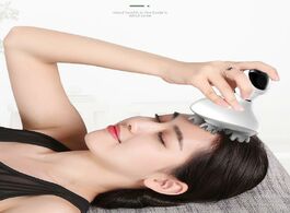 Foto van Schoonheid gezondheid upgrade 3d waterproof electric head massager wireless scalp massage prevent ha