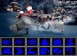 Foto van Lampen verlichting colorful rotating led projector lights super bright christmas laser light outdoor