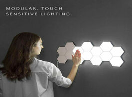 Foto van Lampen verlichting touch sensitive lighting lamp hexagonal lamps quantum modular led night light hex