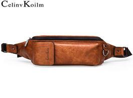 Foto van Tassen celinv koilm fanny pack for men water resistant fashion waist bag with adjustable belt outdoo