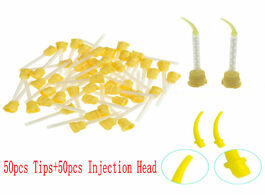 Foto van Schoonheid gezondheid 50pcs dental impression tip temporary 1: 1 silicone rubber mixing injextion he